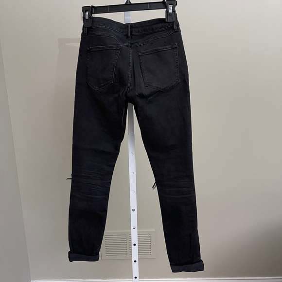 3X1
W2 Mid-Rise Distressed Skinny Jeans, Black Fade size 24 - Picture 5 of 10